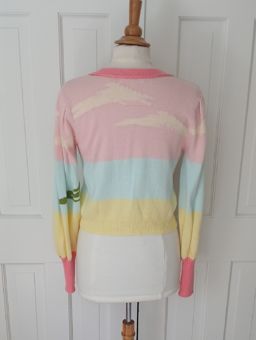 LoveShackFancy Dabney Cardigan Montauk Sand - Picture 3 of 6